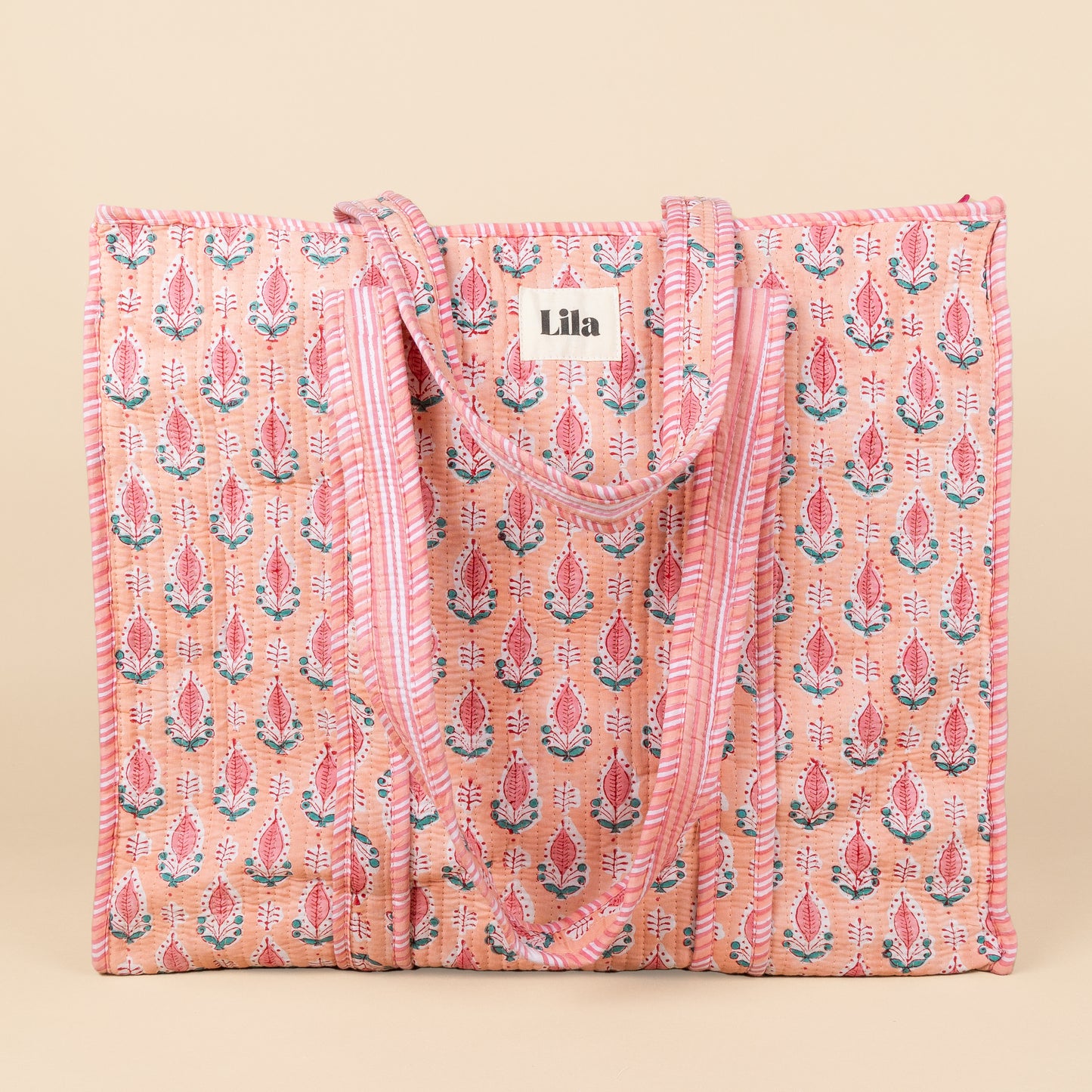 Tote Bag - rits - Peach - No.5