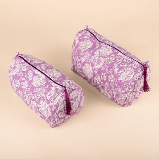 Ensemble de sacs de toilette - Lila