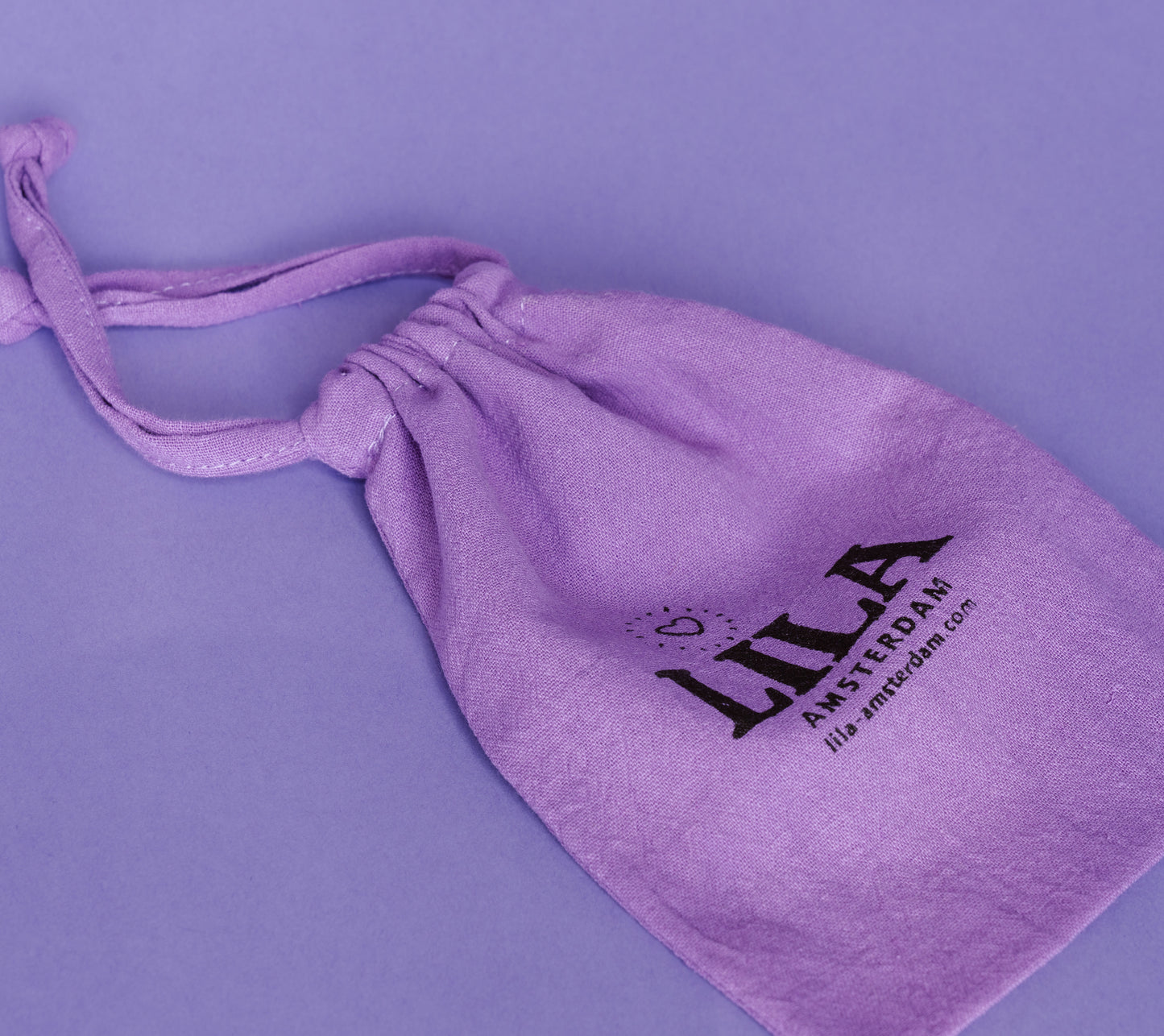 Scrunchie satijn-lila