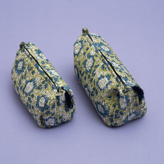 Ensemble de sacs de toilette - vert