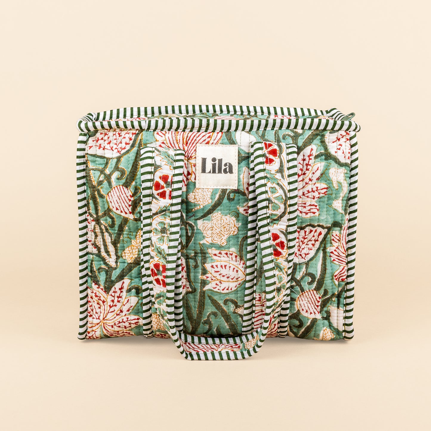 Mini - Tote Bag - Groen - Flower - No.4