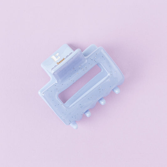 Haarclip Blue Glitter
