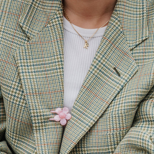 Haarclip Blume Pink-Small