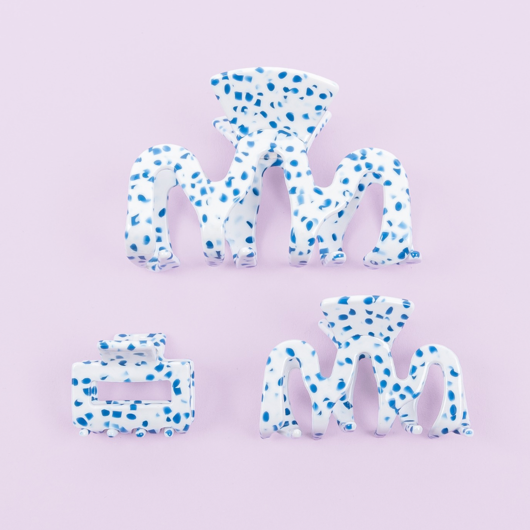Haarclips Blaubeeren