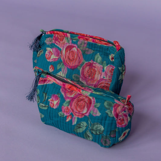 Ensemble de sacs de toilette - Bleu de la mer