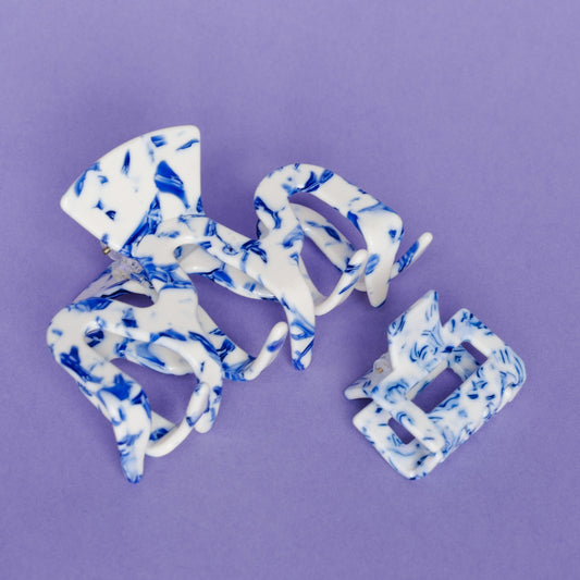 Pre-order Hair Clips Delft Blue