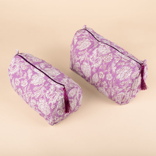Toiletry bag set - Lilac