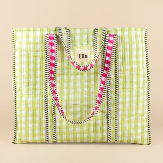 Tote Bag - Watermelon - including toiletry bag - No.7