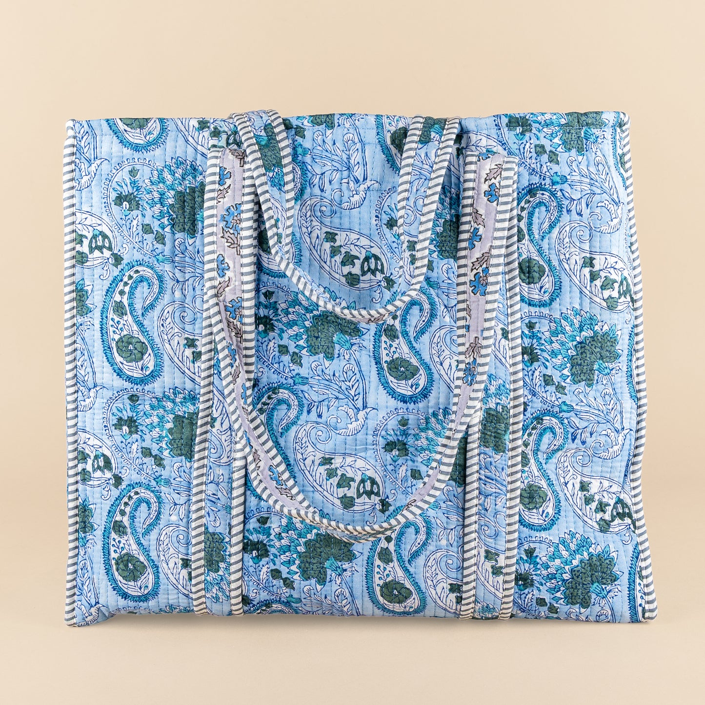 Tote Bag - Licht blauw - Grijs - No.21