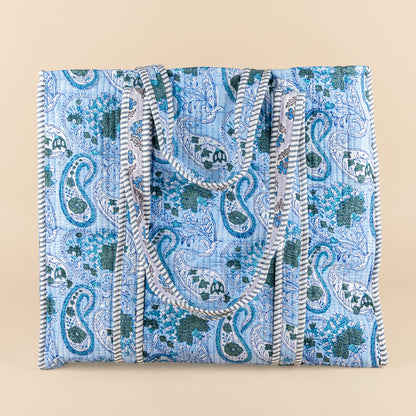 Tote Bag - Licht blauw - Grijs - No.21