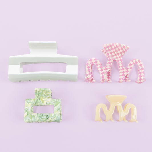 Haarclips- The happy set