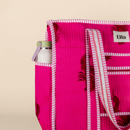 Organised Tote - Lobster - Bestseller - Inclusief toilettas- No.2