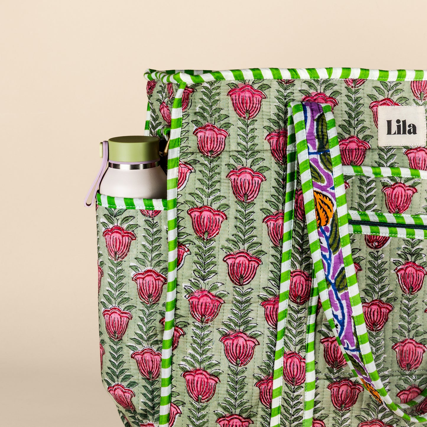 Organised Tote - Groen - Inclusief toilettas- no.3