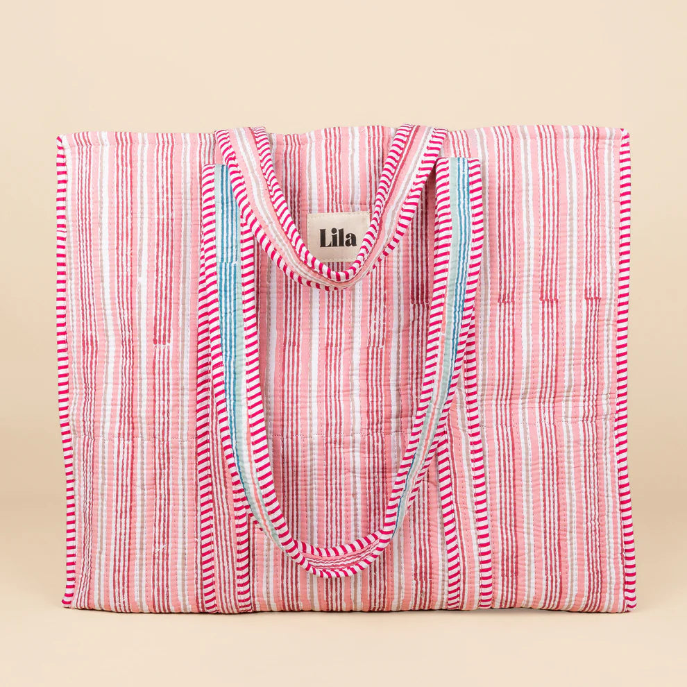 Tote Bag - Light Blue - Gray - No.20