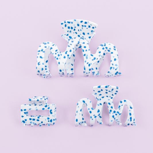 Haarclips Blueberries