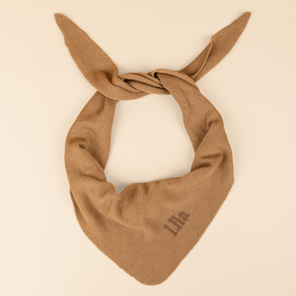 Triangle Sjaal - Camel - klein