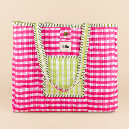 Tote Bag - Pastèque - avec trousse de toilette - No.7