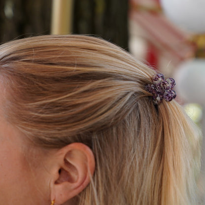 Haarspange Blume Lila-klein