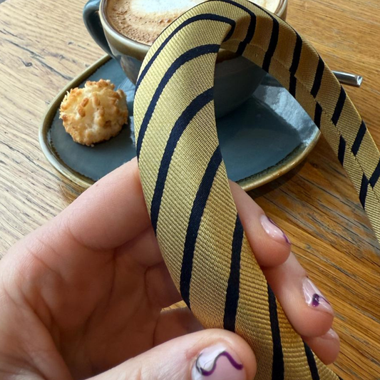 Tie Haarband- Yellow Stripe